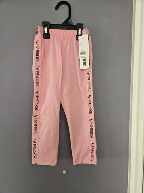 MESSI Girls' Pink Athletic Leggings - Kids Bottoms Xsmall 4-5